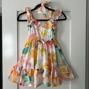 Spring 2023 Janie and Jack Tropical Floral Dress